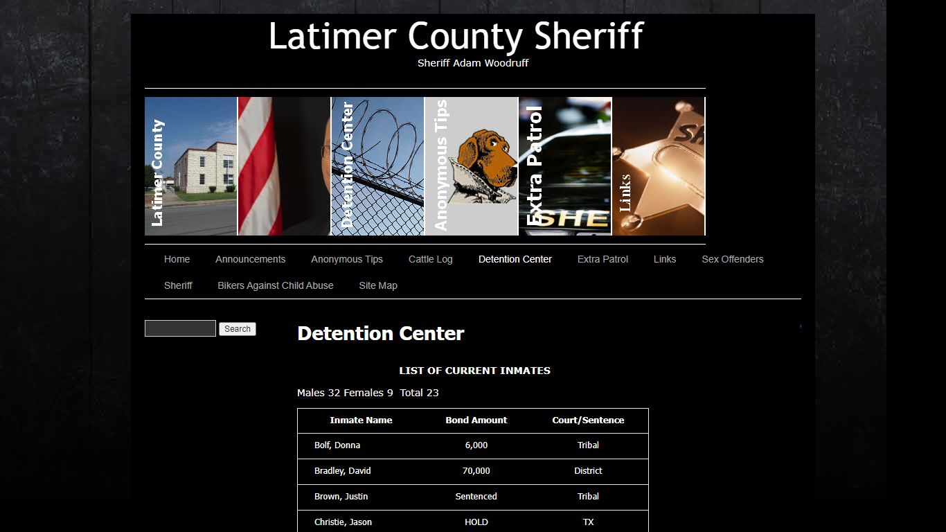 Detention Center - Latimer County Sheriff